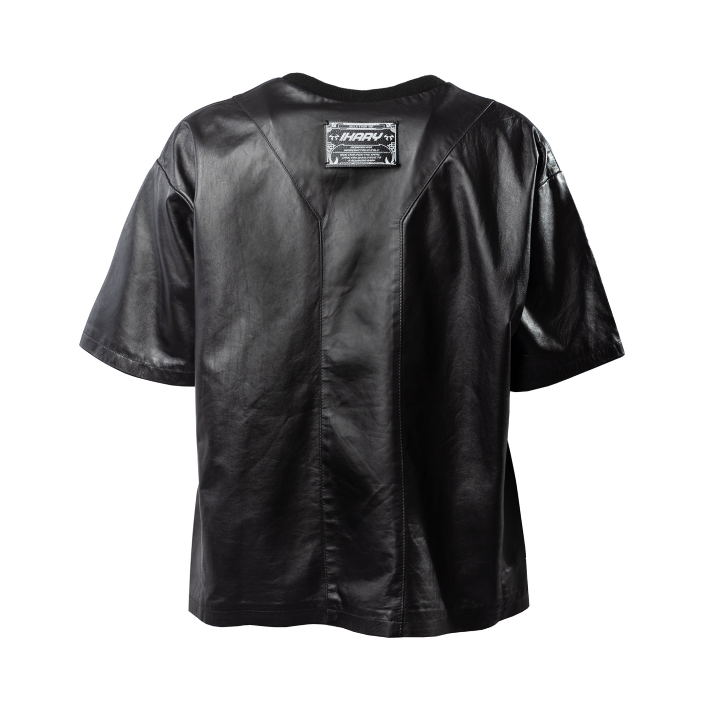 MECCHA leather tee
