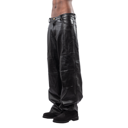 MECCHA leather pants