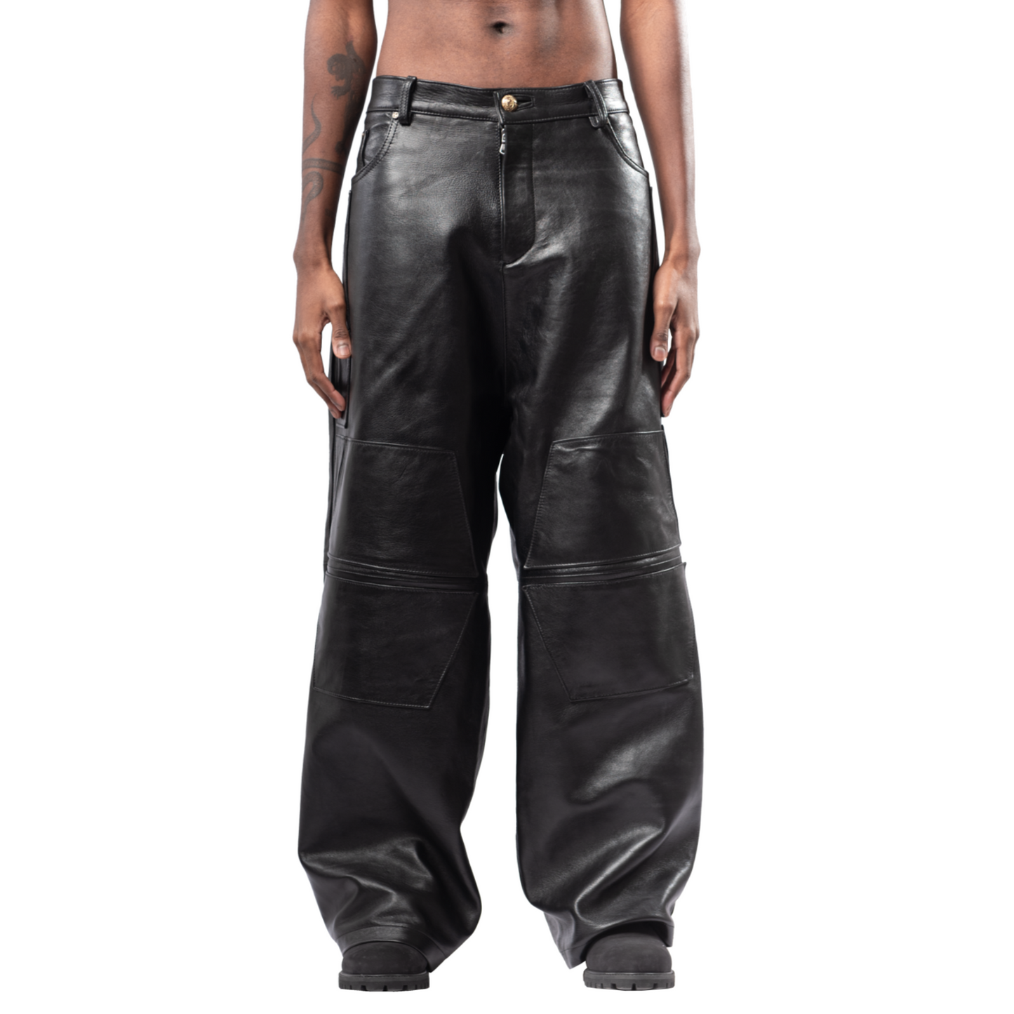 MECCHA leather pants