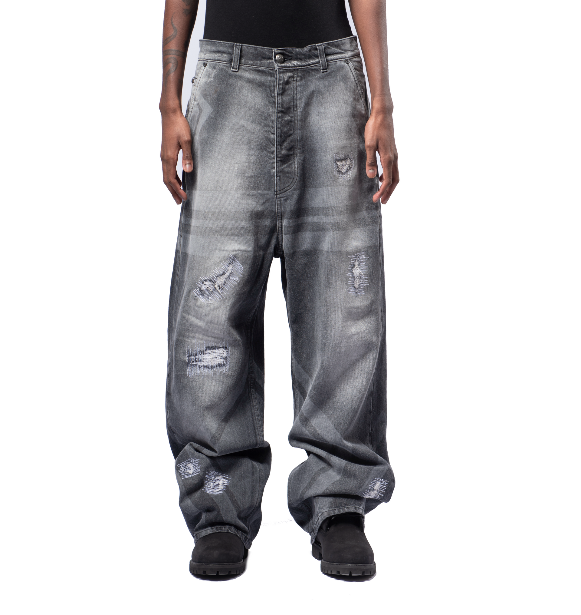 ○ KASHIKO ○ Embroidered Washing Denim Pants Kashiko】送料 ○ KASHIKO ○ Embroidered Washing Denim Pants Kashiko】送料