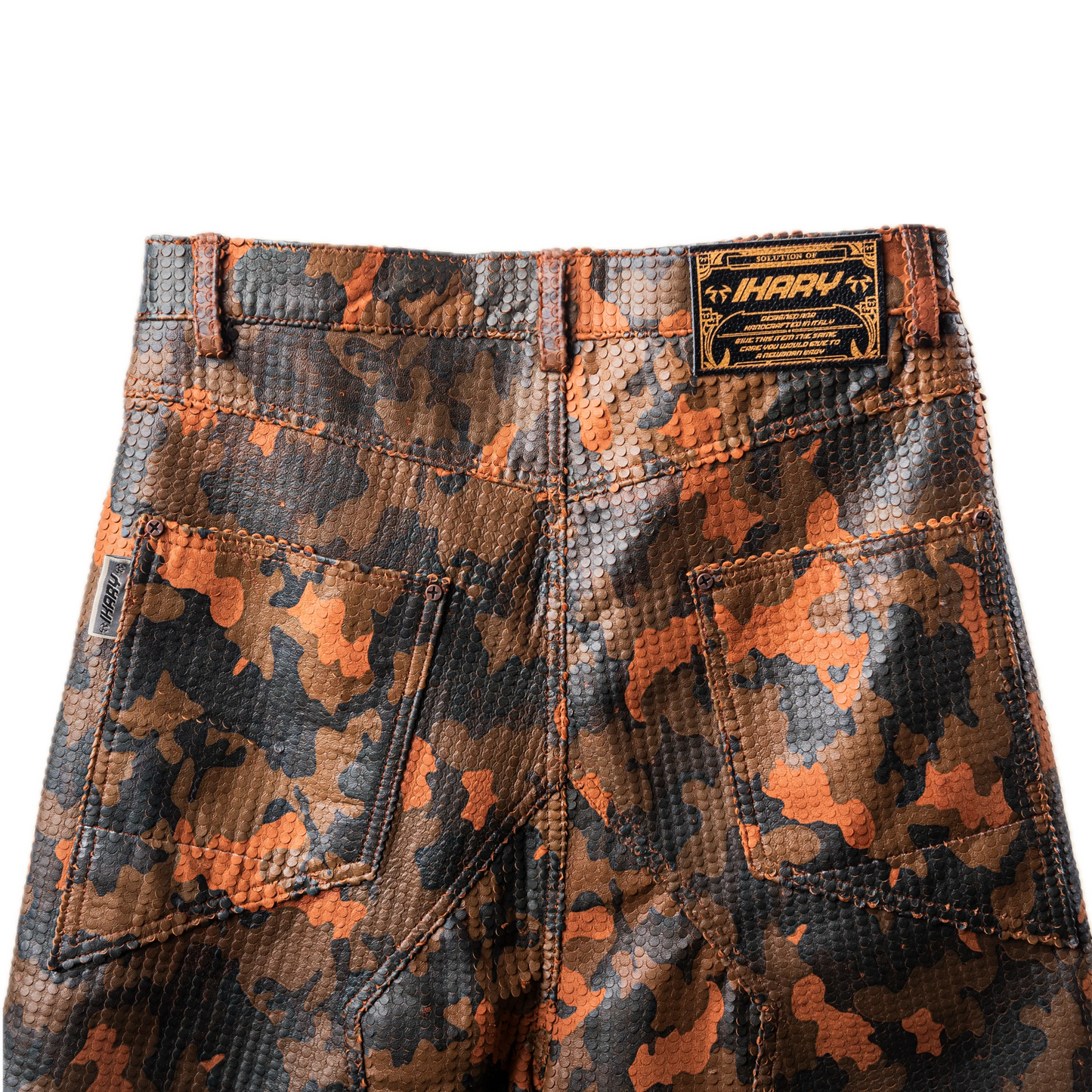 BITMAP leather Shorts