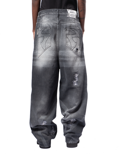 SASHIKO denim pants