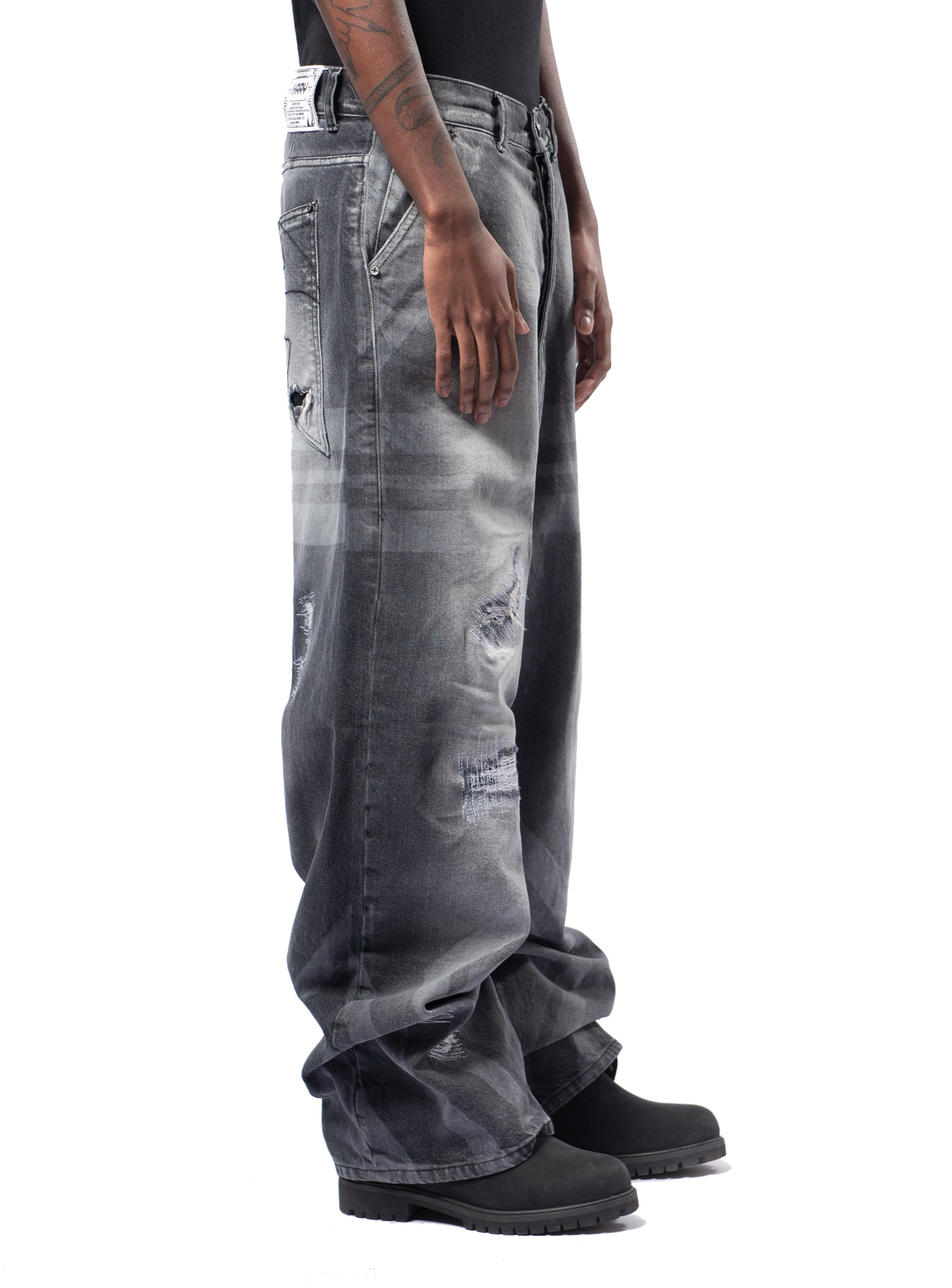 SASHIKO denim pants