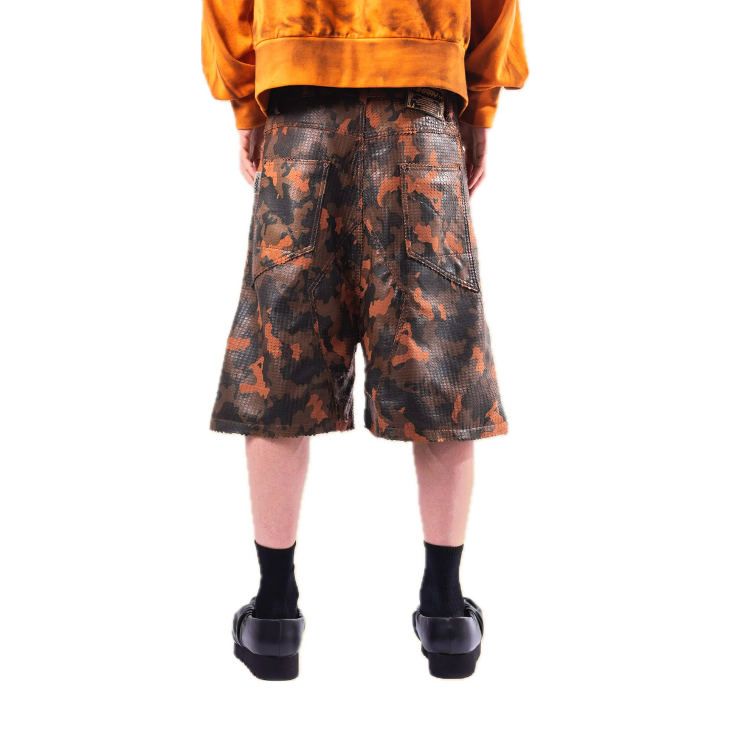 BITMAP leather Shorts