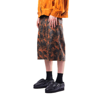 BITMAP leather Shorts