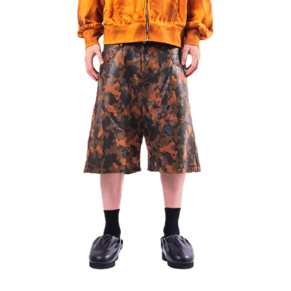 BITMAP leather Shorts