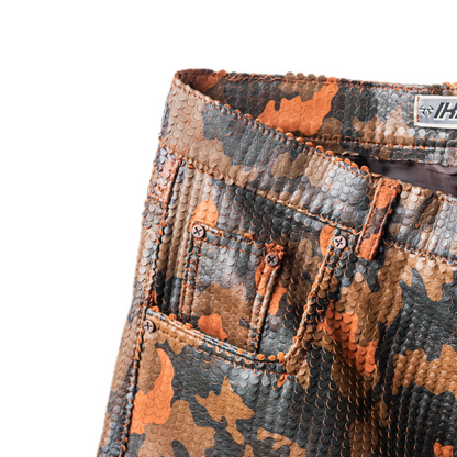 BITMAP leather Shorts