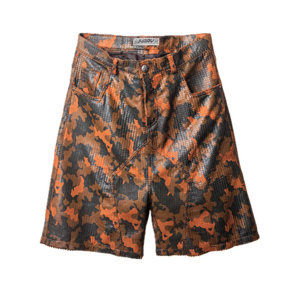BITMAP leather Shorts