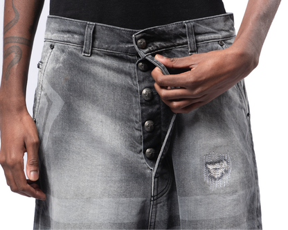 SASHIKO denim pants